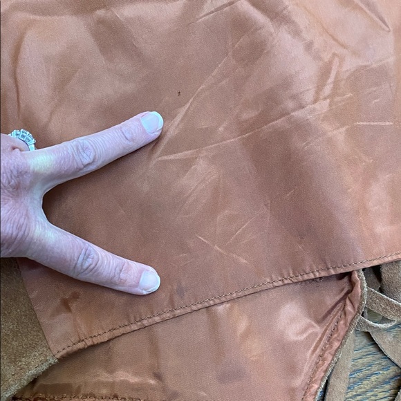 Vintage western leather fringe vest, brown suede, size S - Picture 12 of 14